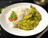 A picture of step 5 of Aam Shorshe Echore Bhapa (Steamed Mango Mustard Kathal / Raw Jackfruit Curry - Bong style).