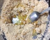 A picture of step 2 of Green Tea baked Savoury Disc.