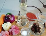 Pas rețetă Chifteluțe umplute cu legume și piure de cartofi cu mărar la cuptor 1 fotografie