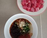 Hình bước làm 1 của món Cá Tuna phô mai sốt cay
