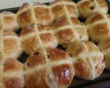 A picture of step 13 of Hot Cross Buns.