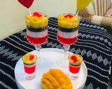 A picture of step 4 of Mango MousseWith 3 jelly!.