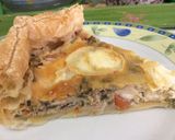 Foto del paso 4 de la receta: Quiche de hojaldre con berenjena y queso de cabra🍆🐏