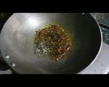 A picture of step 2 of Sarson ka saag dry.
