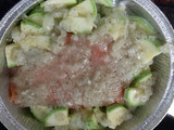 Salmón encebollado