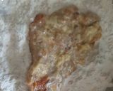 A picture of step 3 of Air-fried chicken zinger burger.