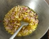 A picture of step 2 of Lahori chane.