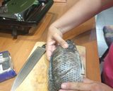 A picture of step 2 of Fried Mojarra.