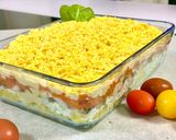 Une image de l'étape 9 de Salade Mimosa.