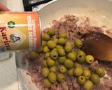 Foto del paso 8 de la receta: Salsa de champiñones, atún y aceitunas para pastas