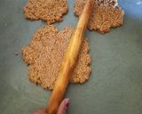 A picture of step 4 of Til - jaggery chikki.