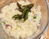 A picture of step 3 of Samak Curd Rice.