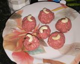A picture of step 10 of Grapes & Rose Khoa Ladoo – Easy Prasad.