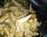 A picture of step 2 of Sultan chips.