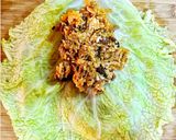 Foto del paso 3 de la receta: Malfuf libanés -Hojas de col rellenas de carne y arroz-