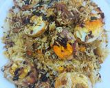 A picture of step 5 of Chicken egg biryani.