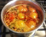 A picture of step 6 of Beet root Rasam.
