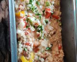 A picture of step 7 of Mediterranean Egg Bowl.
