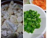 A picture of step 1 of Mix vegetable.