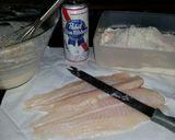 A picture of step 2 of Beer battered fish.