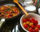 Foto del paso 3 de la receta: Espaguetis Tomates Cherry y Salchicha