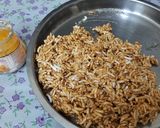 A picture of step 3 of Murmura Jaggery ladoos(murmura ladoo).