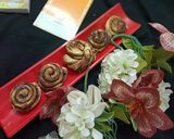 A picture of step 7 of Chocolate spiral buns.