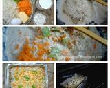 Foto langkah ke 2 dari resep Nasi Keju Panggang Saus Bechamel.