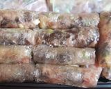 Hình bước làm 1 của món Chả giò