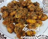 A picture of step 3 of Dry Masala Prawns.