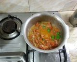 A picture of step 4 of Kalay cholay.