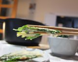 A picture of step 4 of Wild garlic pancake 🍃.