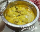 A picture of step 5 of Drumstick Leaves Kadhi Pakoras.