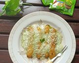 Foto langkah ke 5 dari resep Pisang Berendam Vla Matcha.