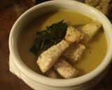 A picture of step 7 of Vegan Potato Soup.