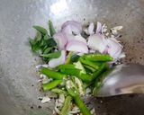 A picture of step 2 of Puri and potato curry.