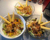 Foto del paso 4 de la receta: Ensalada de pollo asado, marzorquitas y frutos secos