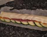 Foto del paso 6 de la receta: Flores de calabacín, salmón y queso