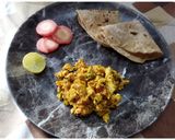 A picture of step 5 of Paneer Bhurji.