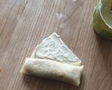 A picture of step 8 of Spring rolls #4weeks challenge.