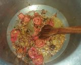 A picture of step 7 of (Camel Stock) Matar Pulao😋😋😋.