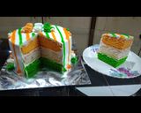 A picture of step 29 of Tri -Colour Cake.
