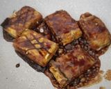 Foto langkah ke 4 dari resep Tempe dan Telur Bakar Teflon.