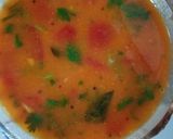A picture of step 3 of Tomato rasam vada.
