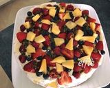 A picture of step 3 of #berry bonanzaPavlova.
