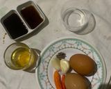 Foto langkah ke 1 dari resep Nasi Telor Ceplok ala Ayong 999 Pontianak.