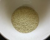 A picture of step 1 of Quinoa Payasam with Chana Dal.