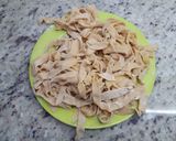 Foto del paso 5 de la receta: Fideos Caseros al huevo con carne estofada