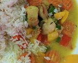 A picture of step 1 of My First attempt of chicken curry soup.