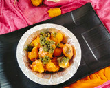 A picture of step 4 of Ram ladoo.